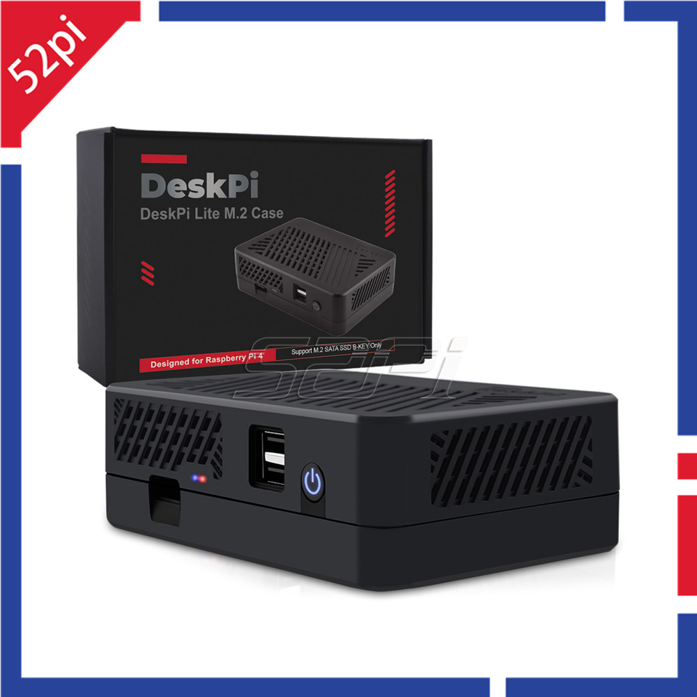 Argon One V3 M.2 Nvme Case - Casing NAS 52Pi DeskPi Lite dengan